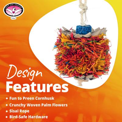 Show full view: Super Bird Creations Palm Puff Preening Bird Toy slide 3 of 7