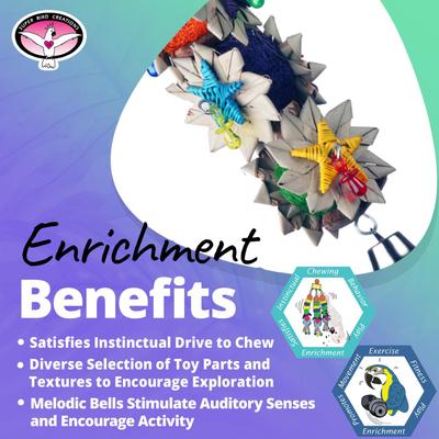 Show full view: Super Bird Creations Palm Star Bird Toy slide 5 of 9