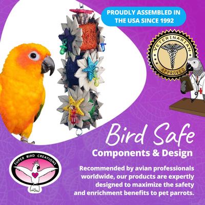 Show full view: Super Bird Creations Palm Star Bird Toy slide 8 of 9