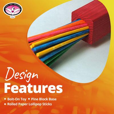 Show full view: Super Bird Creations Paper Party Bird Toy, Large, 1 count slide 8 of 10