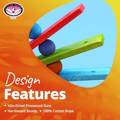 Show full view: Super Bird Creations Peacock Senior Bird Toy, Large slide 8 of 10