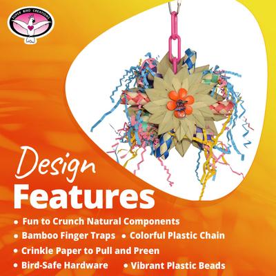 Show full view: Super Bird Creations Pinwheel Bird Toy, Medium slide 9 of 11