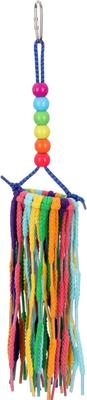 Show full view: Super Bird Creations Rainbow Aglets Preening Bird Toy, Small slide 2 of 7