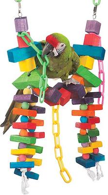 Show full view: Super Bird Creations Rainbow Bridge Bird Toy, Large/X-Large slide 4 of 11