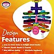 Show in main carousel: Super Bird Creations Rainbow Rattler Bird Toy slide 7 of 7