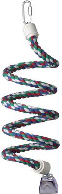 Show full view: Super Bird Creations Rope Bungee Bird Perch, Color Varies, Small slide 2 of 9