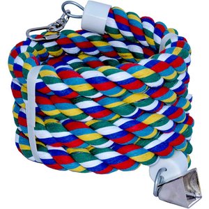 Super Bird Creations Rope Bungee Bird Perch, Color Varies, X-Large