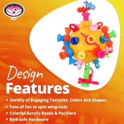 Super Bird Creations Screwball Exercise Bird Toy slide 2 of 7