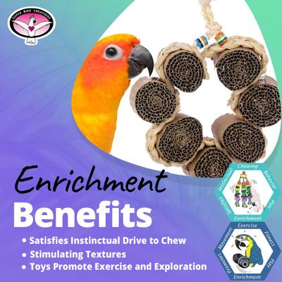 Show full view: Super Bird Creations Shredder Rolls Conure Chewable Toy slide 5 of 8
