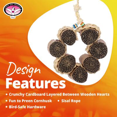 Show full view: Super Bird Creations Shredder Rolls Conure Chewable Toy slide 3 of 8