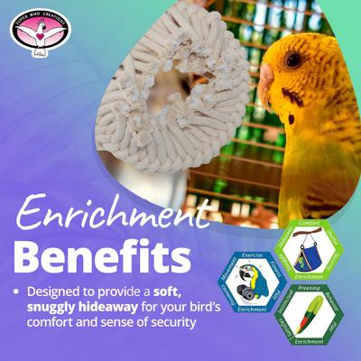 Show full view: Super Bird Creations Snuggle Ring Bird Toy slide 5 of 9