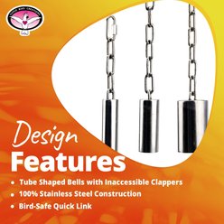 Super Bird Creations SS Tube Bell Exercise Bird Toy, Large slide 2 of 7