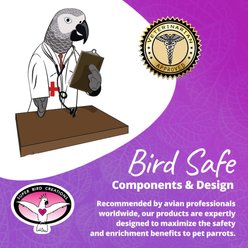 Super Bird Creations Straw Hat Preener Bird Toy slide 2 of 7