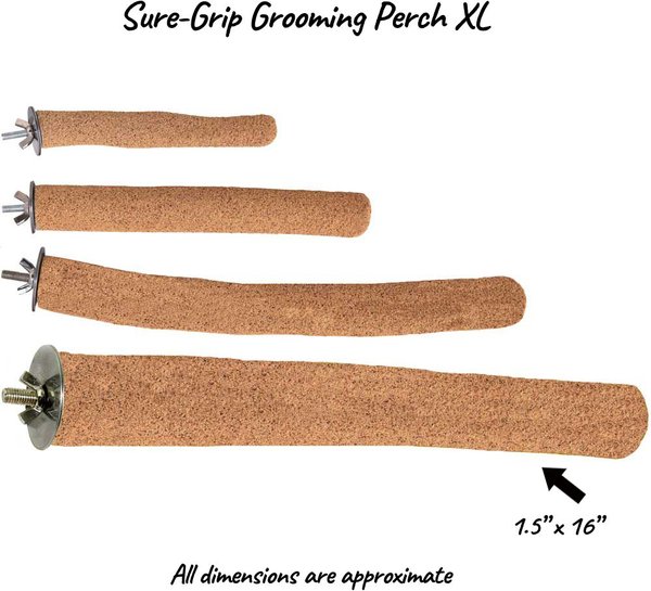 Show full view: Super Bird Creations Sure-Grip Grooming Perch, X-Large slide 3 of 4