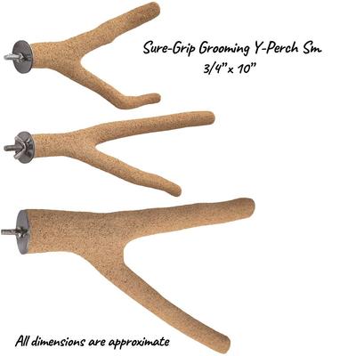 Show full view: Super Bird Creations Sure-Grip Grooming Y Bird Perch, Small slide 2 of 8