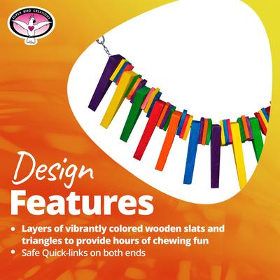 Show full view: Super Bird Creations Triangle Teasers Bird Toy slide 9 of 9