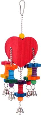 Show full view: Super Bird Creations Tweet Heart Chewable Bird Toy slide 2 of 7