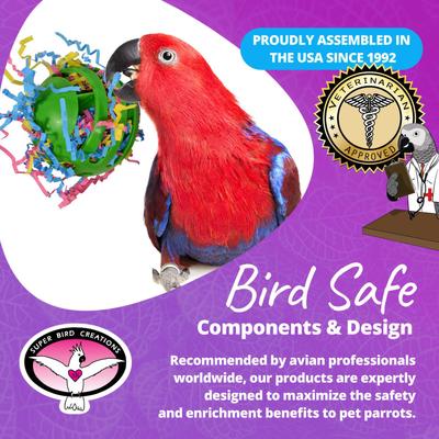 Show full view: Super Bird Creations Waffle Ball Stuffers, Medium/Large, 3 count slide 7 of 8