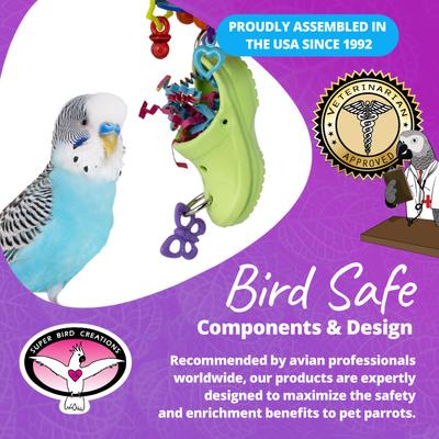 Show full view: Super Bird Creations What a Croc! Bird Toy slide 6 of 7