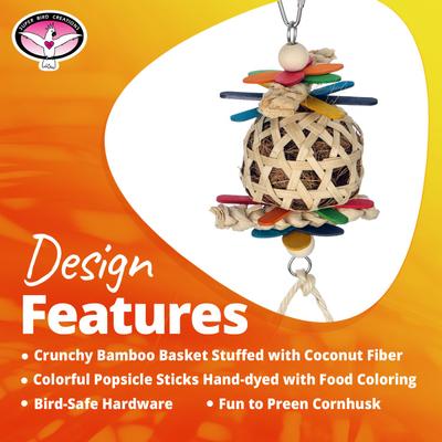 Show full view: Super Bird Creations Whirligig Conure Preening Toy slide 3 of 7