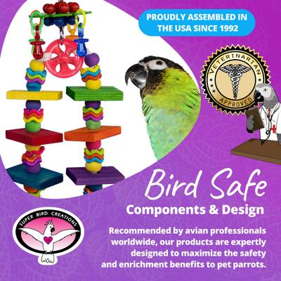 Show full view: Super Bird Creations Wiggle Waggle Bird Toy slide 6 of 7