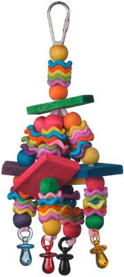 Show full view: Super Bird Creations Wiggles & Wafers Bird Toy, Medium slide 2 of 11