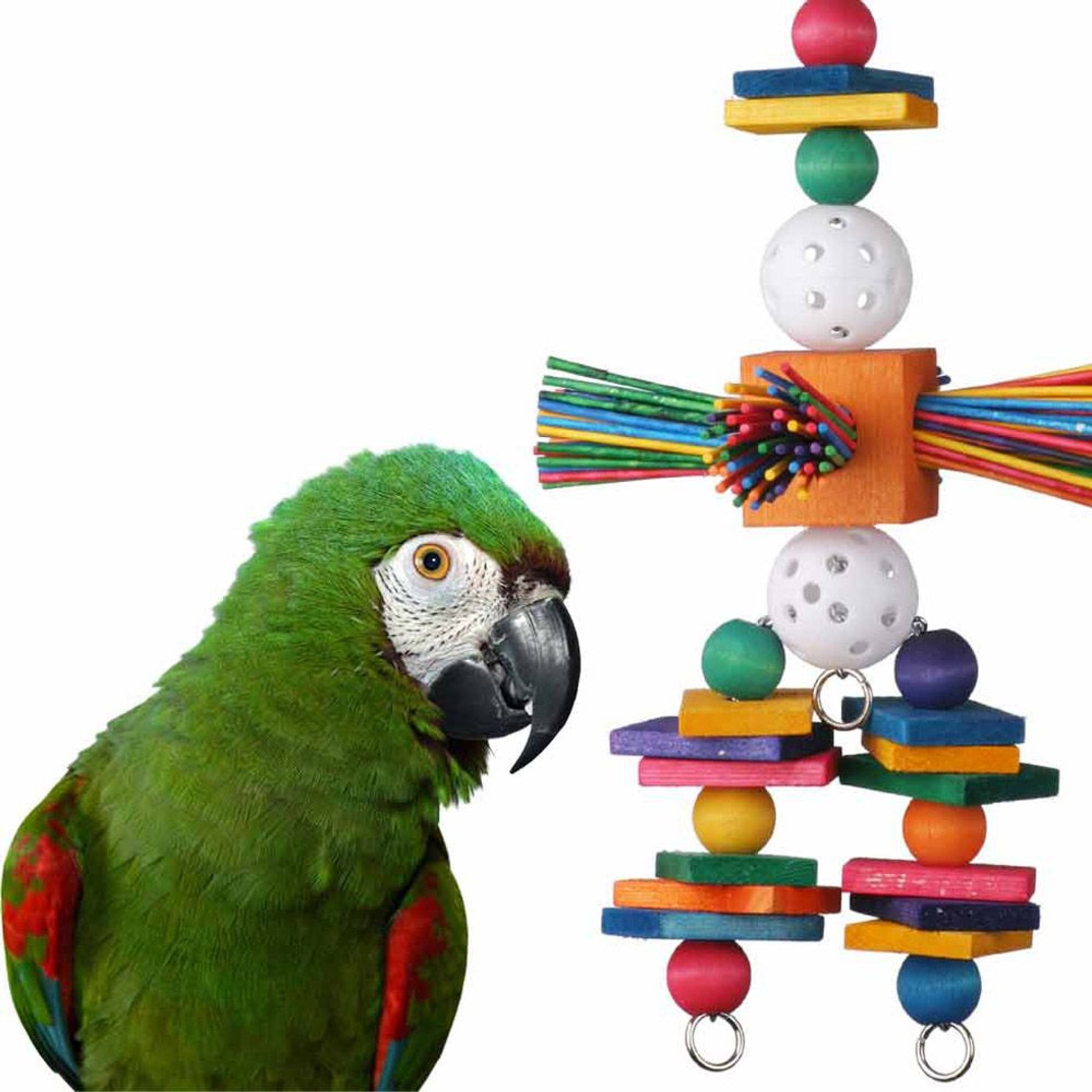 Super Bird Creations Willy Nilly Bird Toy, Medium
