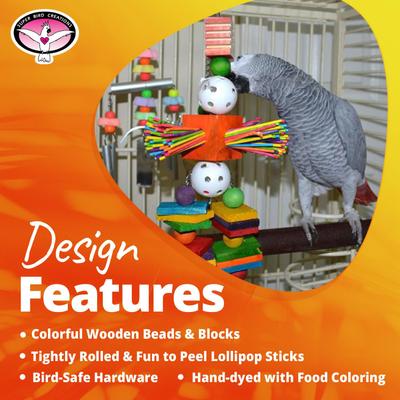 Show full view: Super Bird Creations Willy Nilly Bird Toy, Medium slide 9 of 10