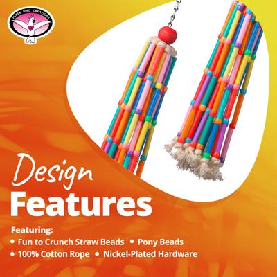 Show full view: Super Bird Creations Wind Chimes Bird Toy, Medium slide 9 of 11