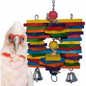 Super Bird Creations Woodpile Bird Toy, Medium