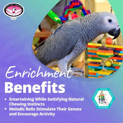 Show full view: Super Bird Creations Woodpile Bird Toy, Medium slide 5 of 10