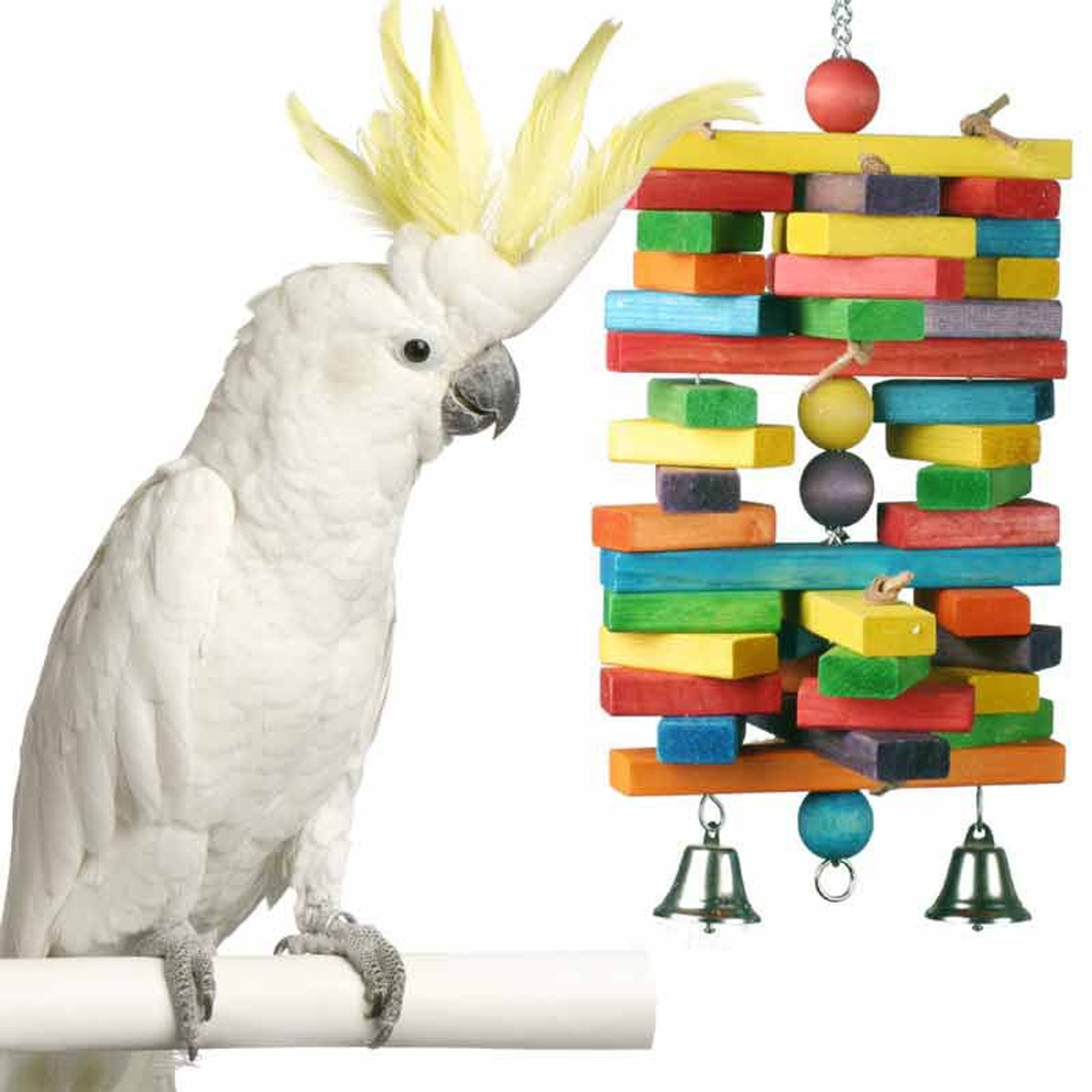 Super Bird Creations Woodpile Bird Toys, Large/X-Large
