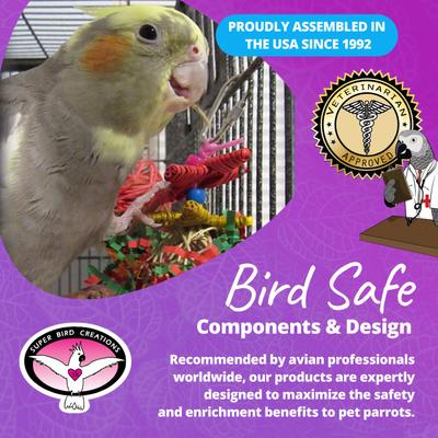 Show full view: Super Bird Creations Xmas Crinkle Little Star Bird Toy slide 7 of 8