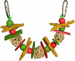 Super Bird Creations Xmas Garland Bird Toy, Small slide 2 of 8
