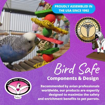 Show full view: Super Bird Creations Xmas Garland Bird Toy, Small slide 7 of 9