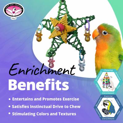 Show full view: Super Bird Creations Xmas Star Bird Toy slide 3 of 7