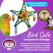 Show in main carousel: Super Bird Creations Xmas Star Bird Toy slide 6 of 7