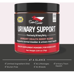 Super Snouts Urinary Support Supplement for Dogs, 2.64-oz jar