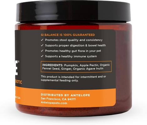 Show full view: Super Snouts G.I. Balance Digestive Support Dog & Cat Supplement, 3.1-oz jar slide 3 of 12
