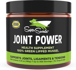 Super Snouts Joint Power Powder Joint Supplement for Dogs & Cats, 5.29-oz jar