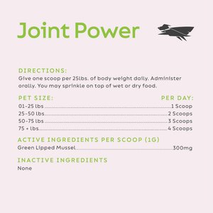 Super Snouts Joint Power Powder Joint Supplement for Dogs & Cats, 5.29-oz jar