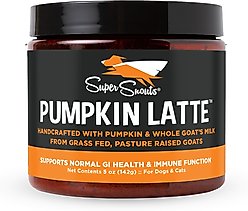 Super Snouts Pumpkin Latte Dog & Cat Digestive Supplement, 5-oz jar