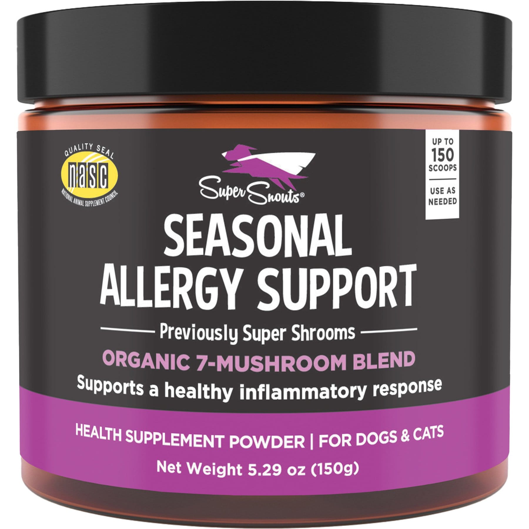 Super Snouts Seasonal Allergy Support Immune Supplement for Dogs, 5.29-oz jar