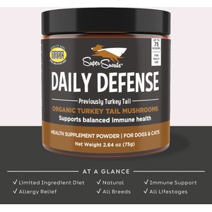 Super Snouts Daily Defense Immune Supplement for Dogs, 5.29-oz jar