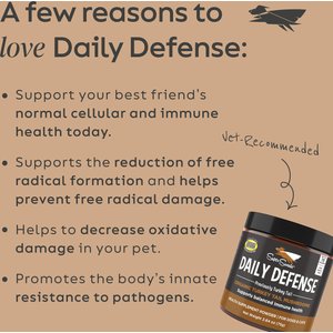Super Snouts Daily Defense Immune Supplement for Dogs, 5.29-oz jar