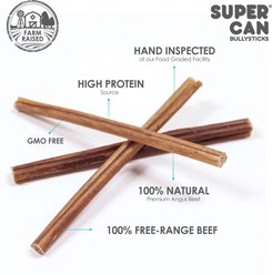 SuperCan Bully Sticks Junior Thin Bully Sticks Dog Treats, 25 count slide 2 of 3