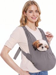 Supet Dog Sling Carrier, Grey, Regular