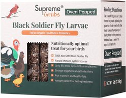 Supreme Grubs Black Soldier Fly Larvae Poultry Treats, 5-lb bag