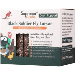 Supreme Grubs Black Soldier Fly Larvae Poultry Treats, 5-lb bag
