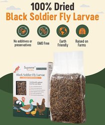 Supreme Grubs Black Soldier Fly Larvae Poultry Treats, 5-lb bag slide 2 of 5